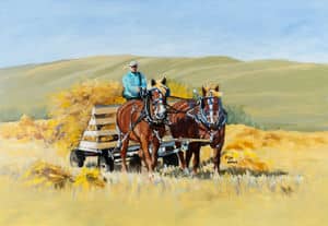 Oil painting by Ellen Lorne — Another Load