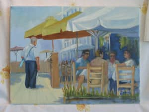 Oil painting by Ellen Lorne — What's for Lunch