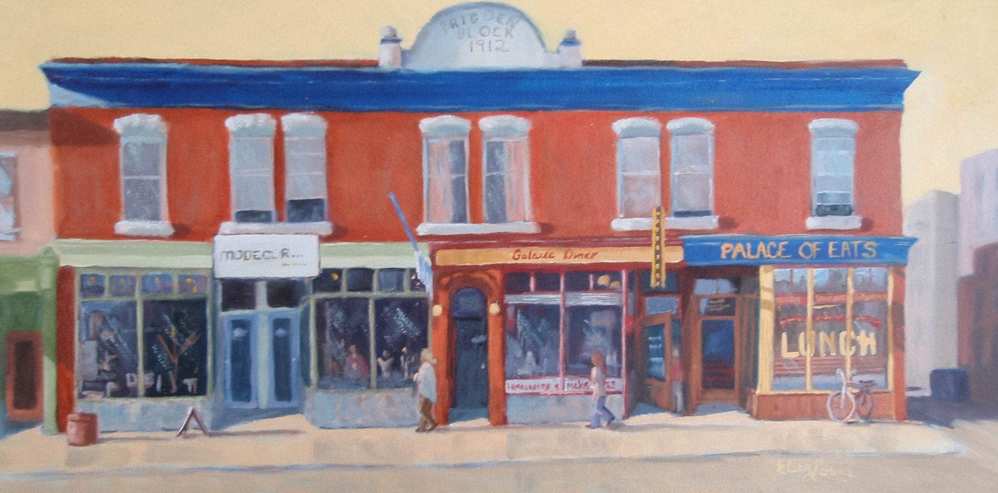 Oil painting by Ellen Lorne — 15th Avenue Shops