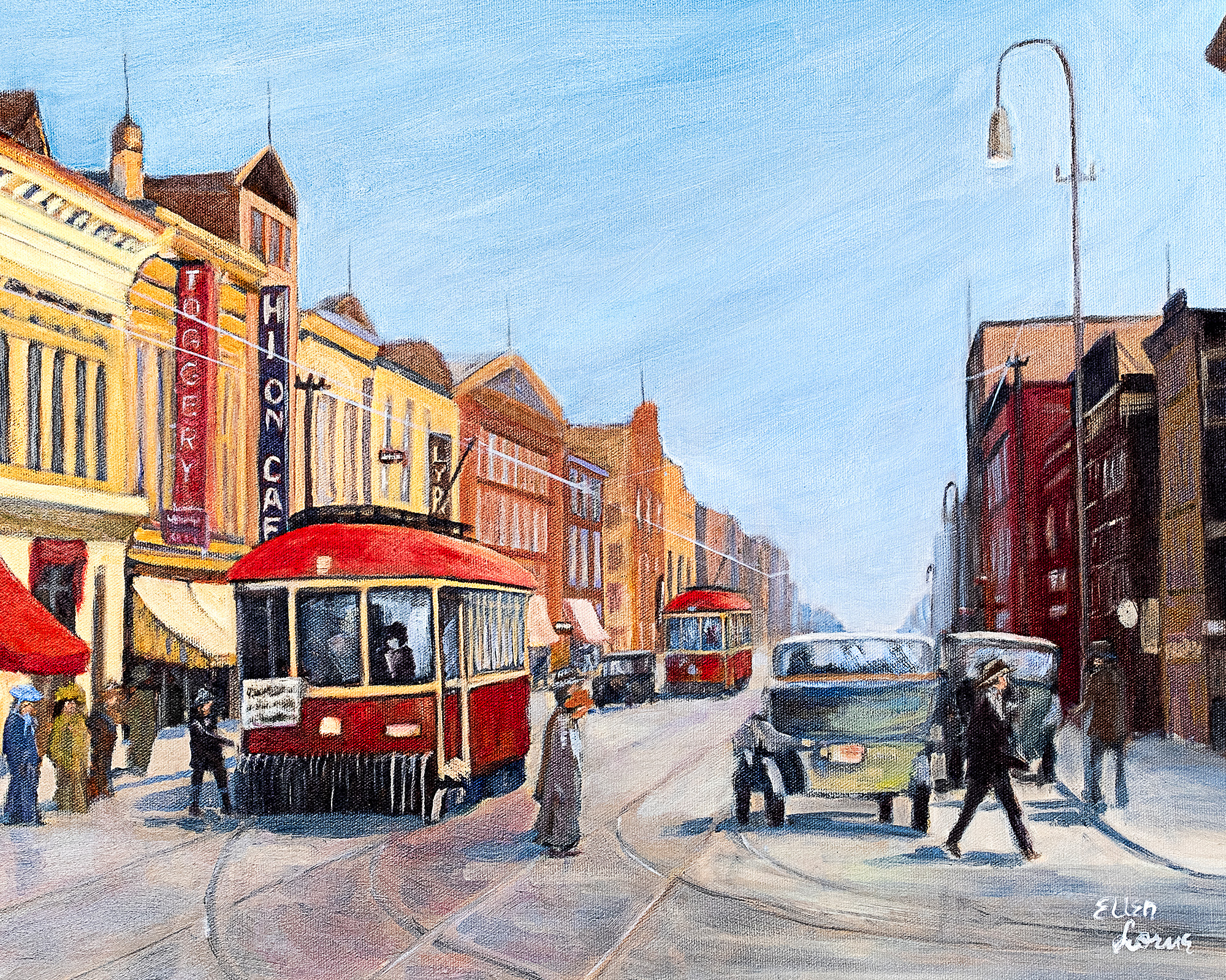 Oil painting by Ellen Lorne — Calgary — 1922