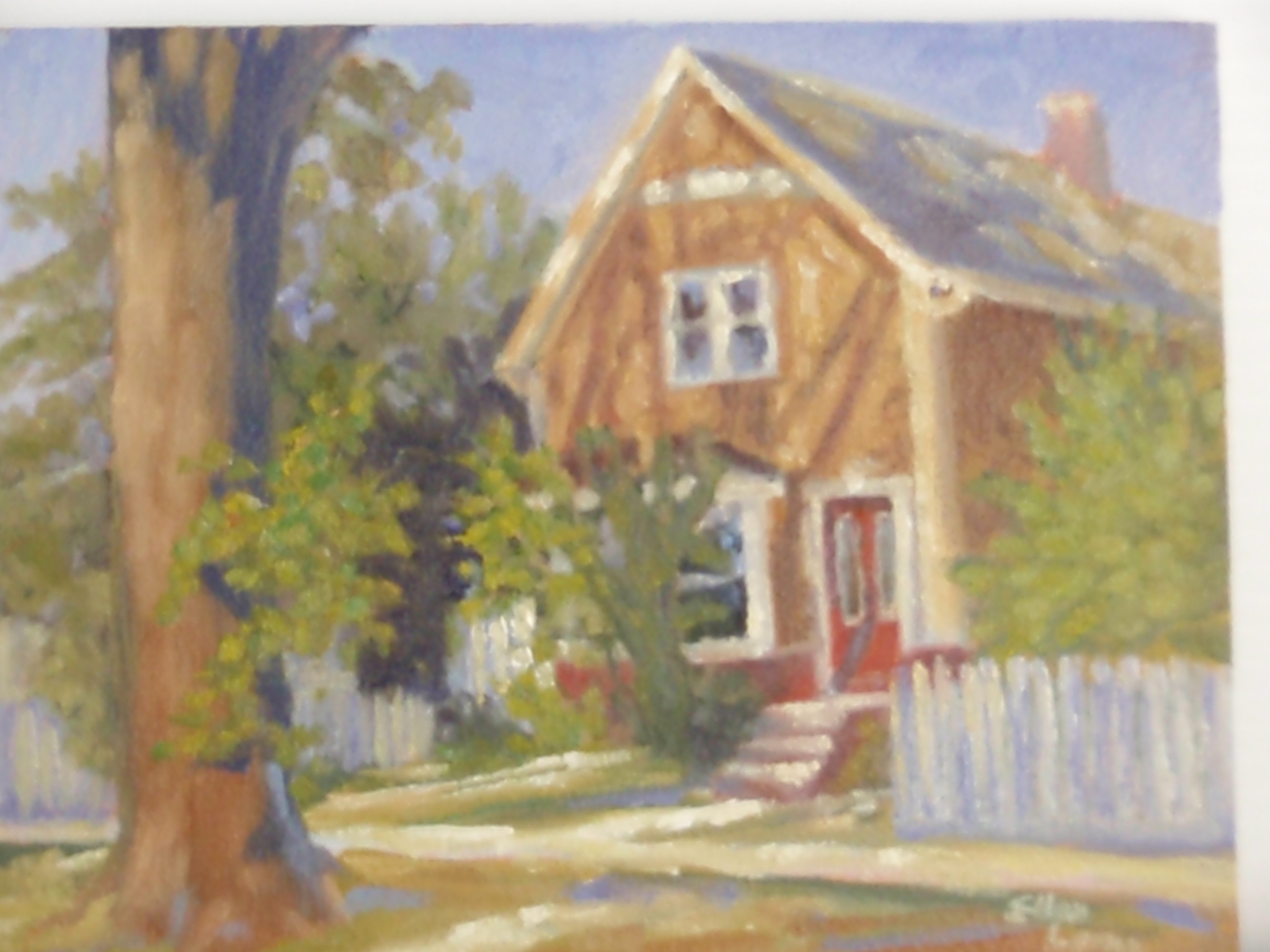Oil painting by Ellen Lorne — Inglewood House